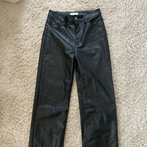 NWT H&M FAUX LEATHER PANTS